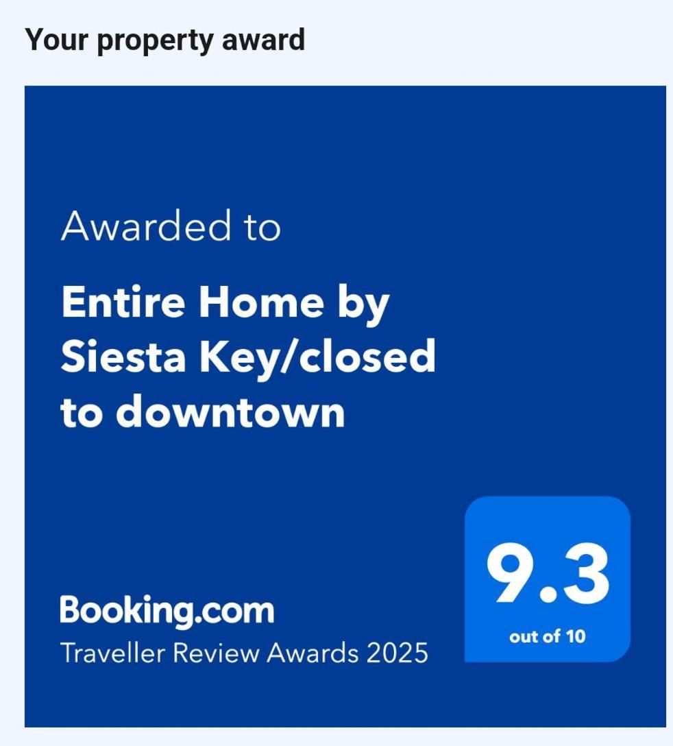 Entire Home By Siesta Key/Closed To Downtown Sarasota Ngoại thất bức ảnh